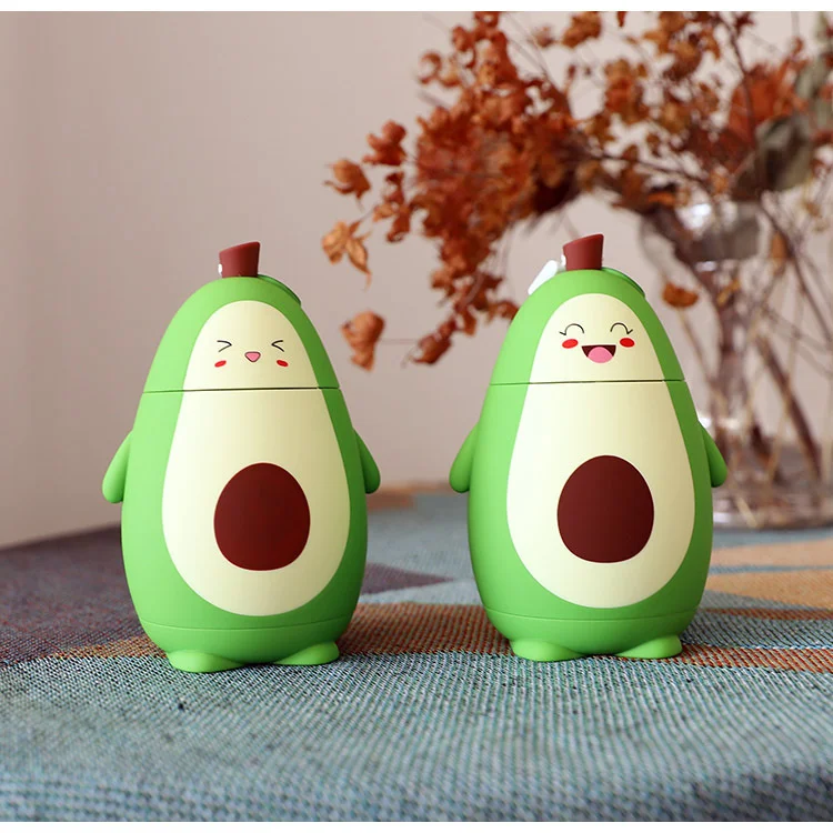 Стеклянный мультяшный креативный студенческий питьевой стакан с ручкой