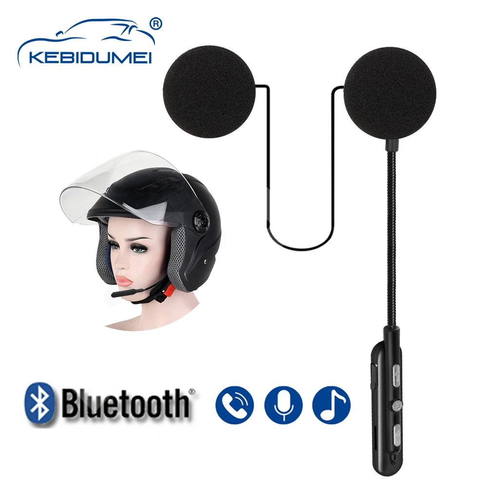 

Motor Helmet Headset Bluetooth V5.0 Motorcycle Wireless Stereo Earphone Speaker Support Automatic Answer Handsfree Call Mic