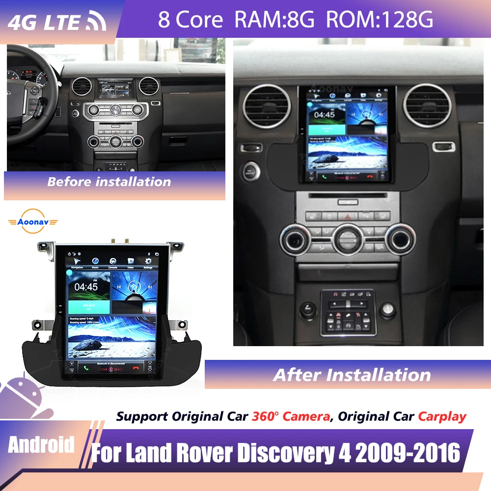 

Android auto car radio For Land Rover Discovery 4 2009 2010 2011 2012-2016 automotive sound for car touch Screen Head Unit