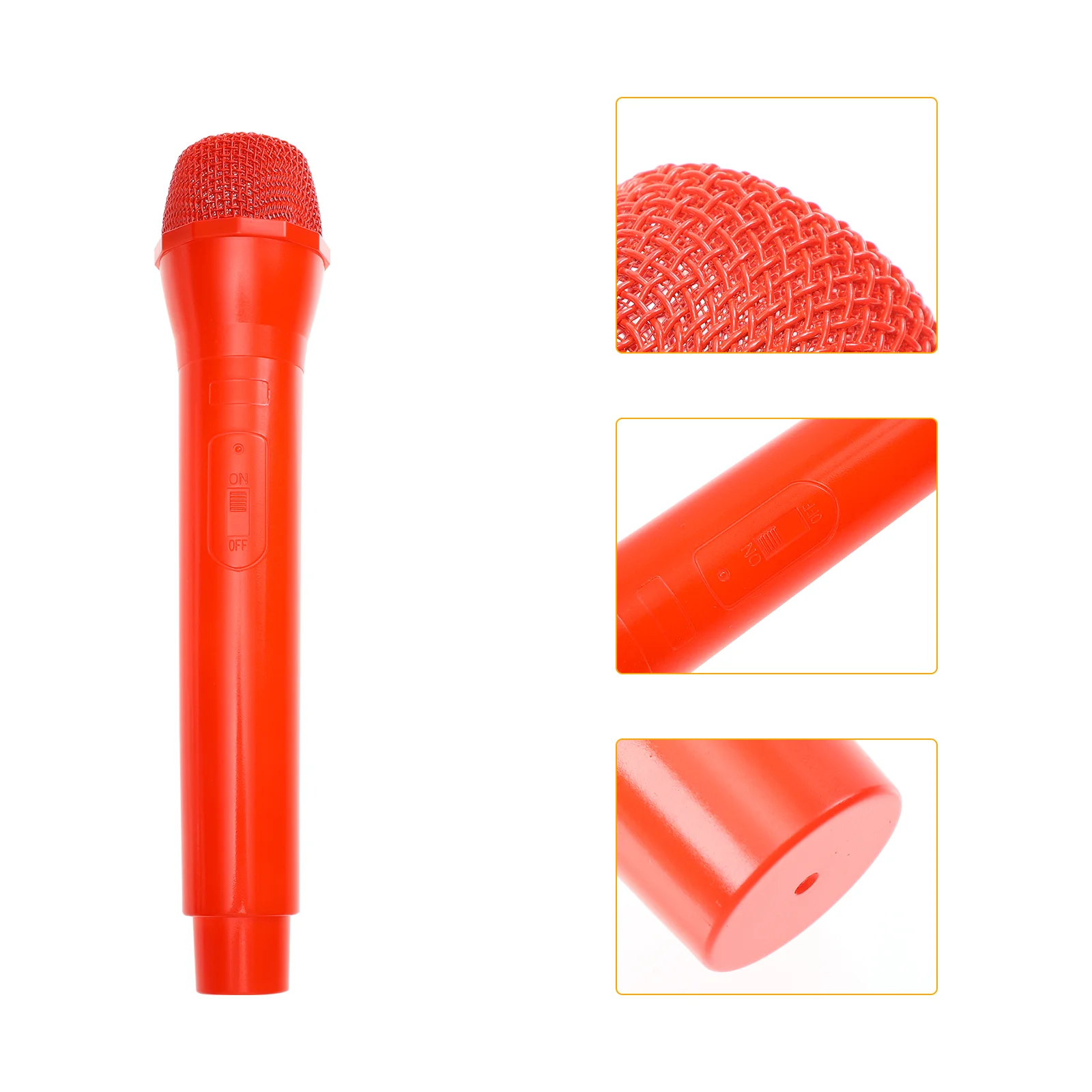 

Microphone Prop Model Plastic Toy Children Simulated Kids Toys Fake Microphones Kids Wireless