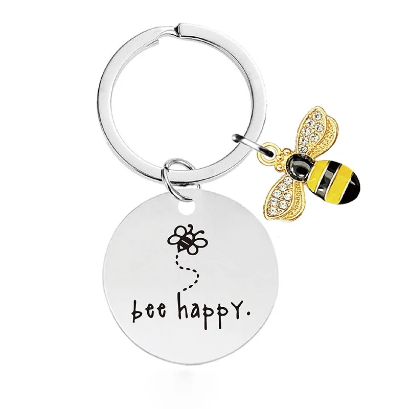 

Fashionable Metal Keychain Small and Cute Little Be Various Holiday Anniversary Gifts Can Be Customized with Laser Engraving