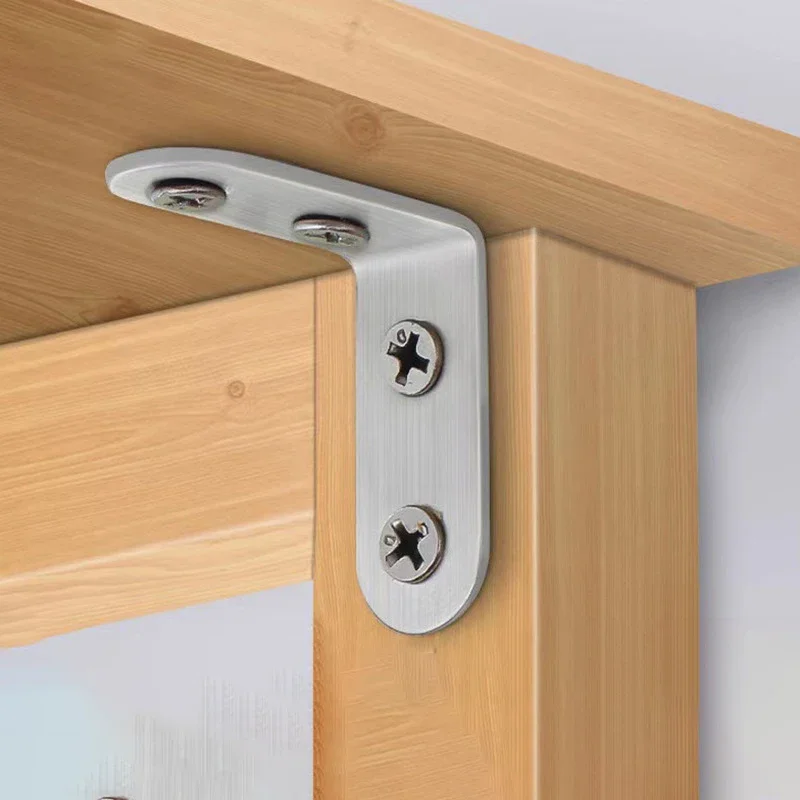 4 шт. угловые кронштейны из нержавеющей стали 90 градусов