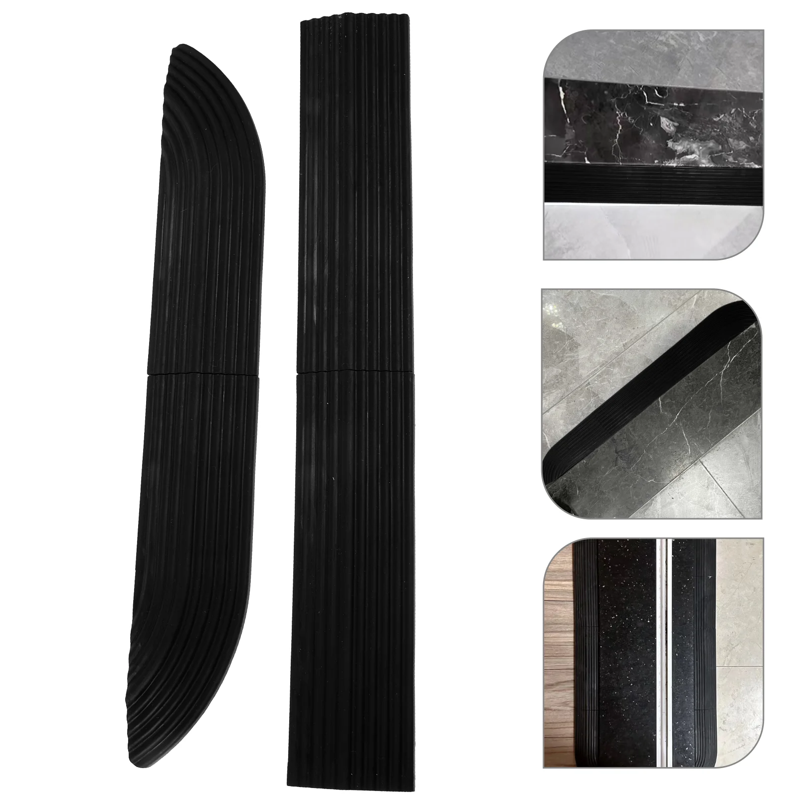 

Threshold Strip Wheelchair Transitioning Ramp Silicone Sweeping Robots Slope Door Indoor Mats