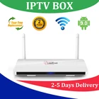 Leadcool Ip tv Box Android 9,0 Smart TV BOX 2,4G Wifi Amlogic S905W Quad-Core Smart 4K IP TV BOX Франция складские часы PK X96 Mini