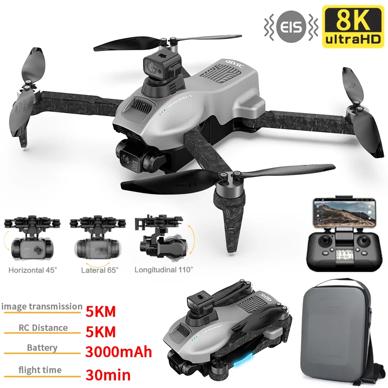 

F13 Professional Drone 4K HD Camera 3 Axis Gimbal Eis Anti Shake With GPS Repeater Brushless Motor Quadcopter RC Helicopter Toys