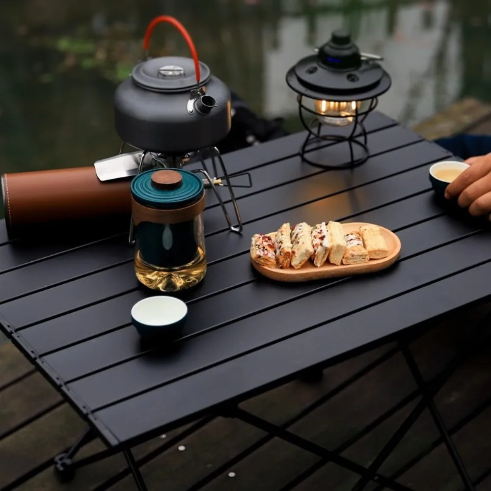 Складной стол для кемпинга садовый складной столик из алюминиевого сплава