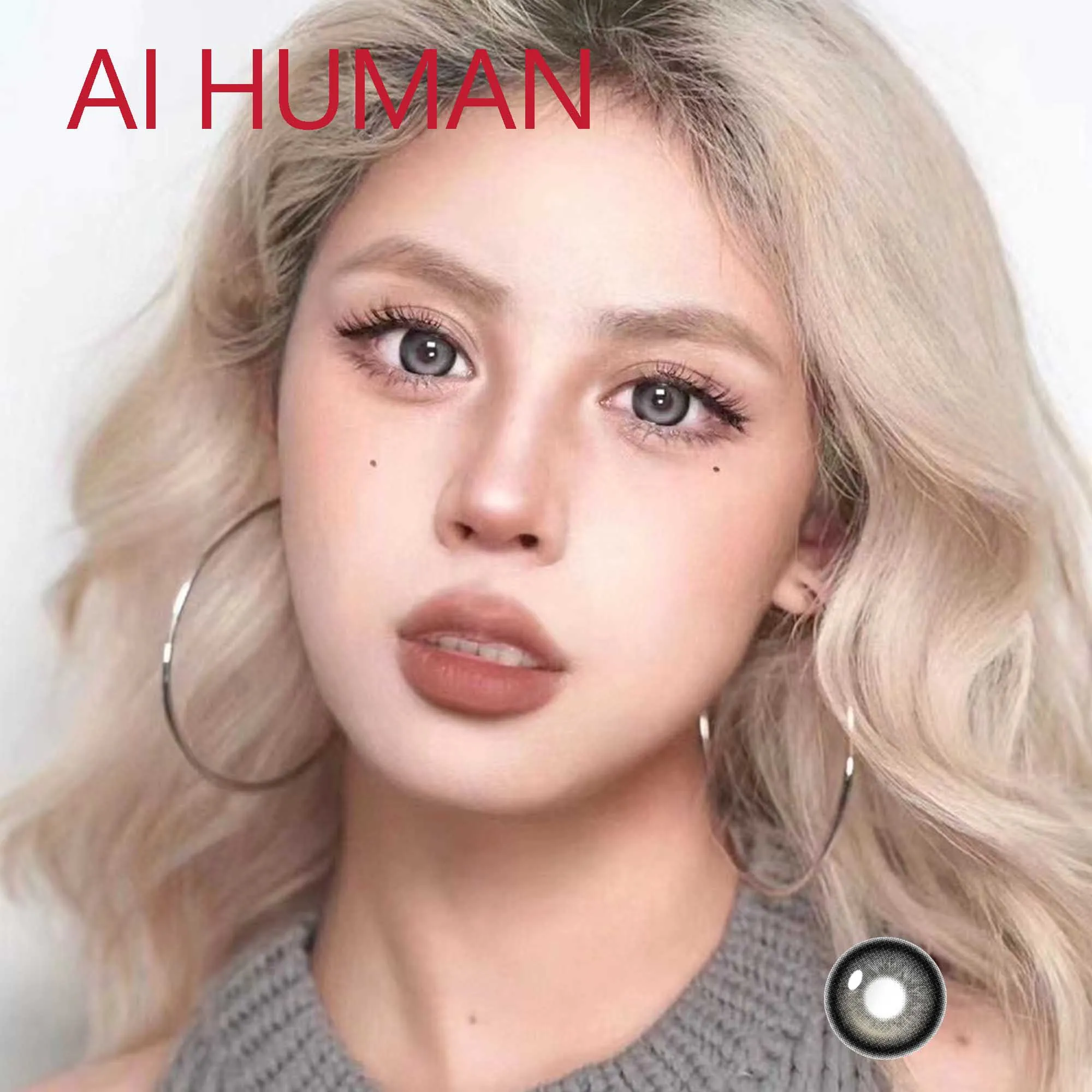 

14.50mm Soft Contacts Lenses for Eye Color Change with Power Dolly Eyewear Accessories lentes de contacto Ai Human