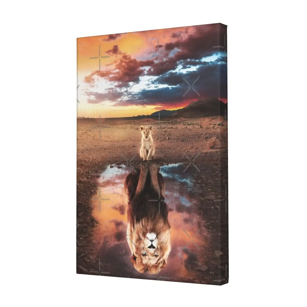 

Mindset Is Everything Canvas Frameless Painting With Metal Hooks Office Holiday Delicate Multi-Style