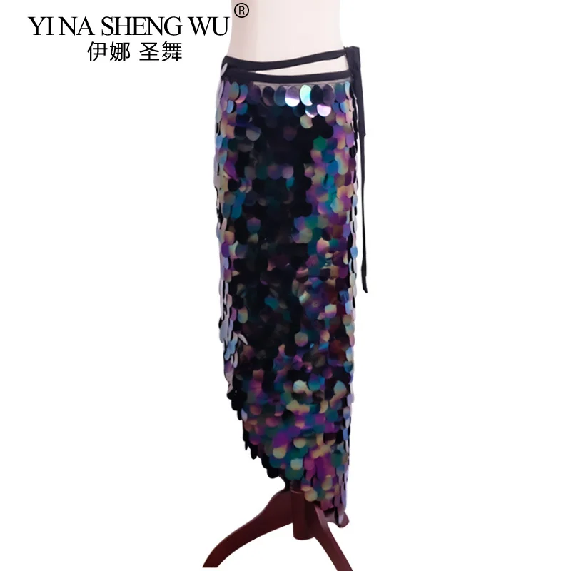 Набедренный платок с блестками для танца живота размеры S M XL