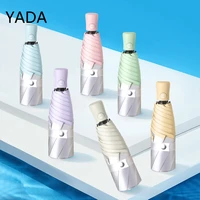 yada high quality 5 folding cute mini pocket automatic umbrellas rain uv folding umbrella for womens windproof paraguasys220056