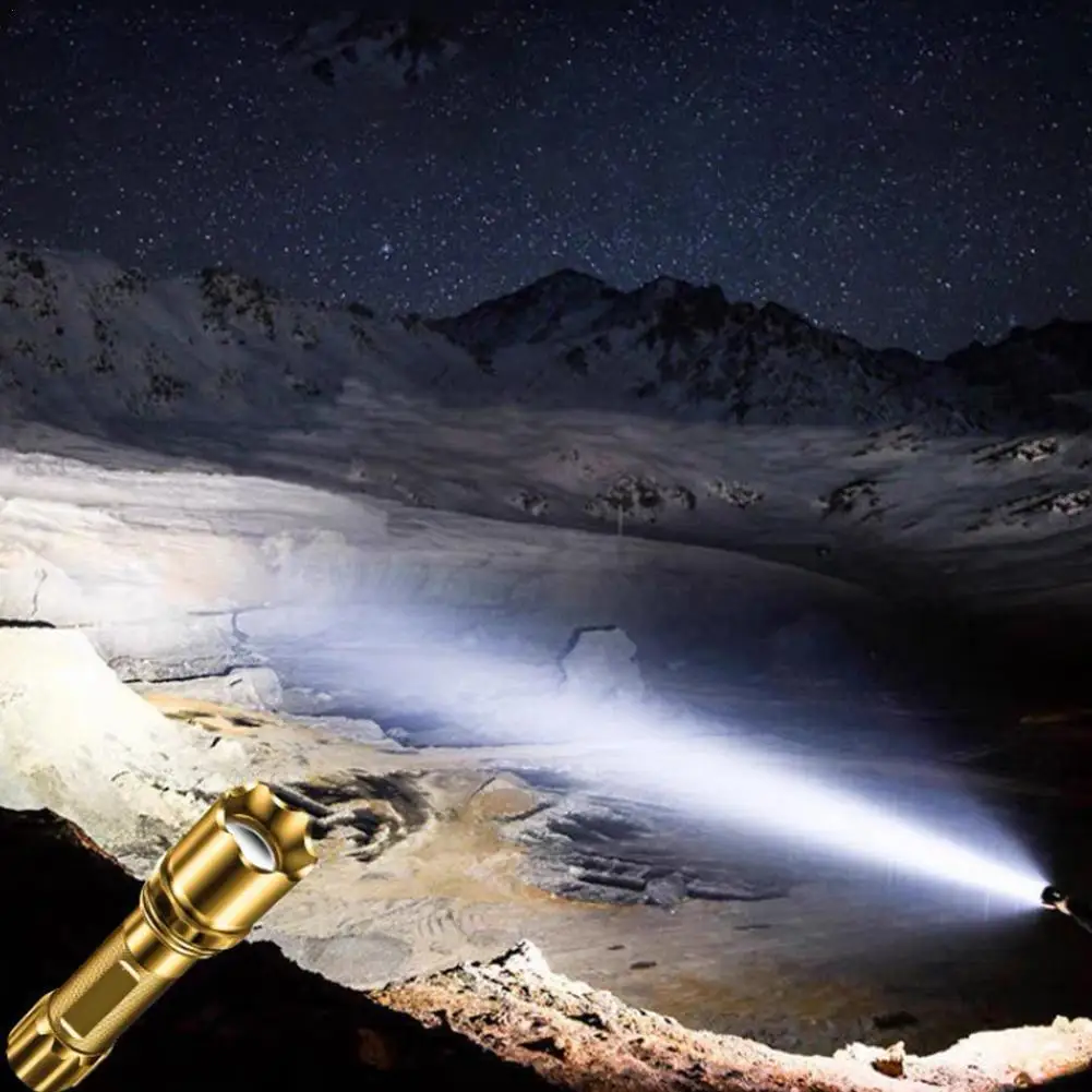 

Суперъяркая мощная светодиодный ная фонарь, тактическая ламсветильник с USB-зарядкой для кемпинга, уличное портативное оборудование для кем...