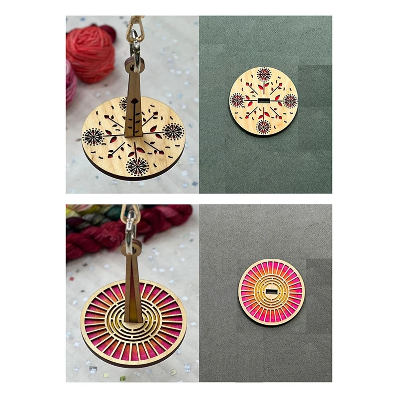 Портативный держатель для пряжи на запястье деревянный предотвращает