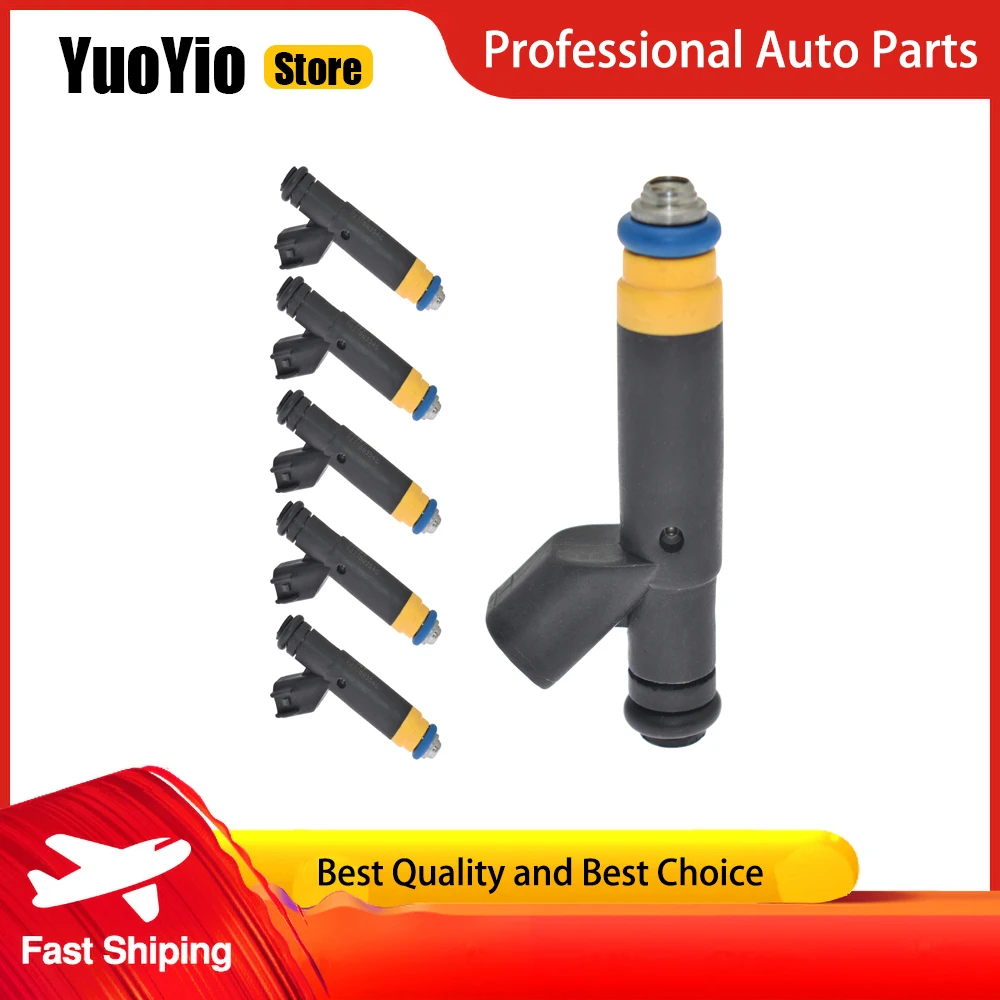 YuoYio 6 шт. новые форсунки YR3E-A6A YR3Z-9F593-AA для Ford F-150 2001-2003 Heritage 4.2L V6 2004 Mustang 3.8L 2000-2001