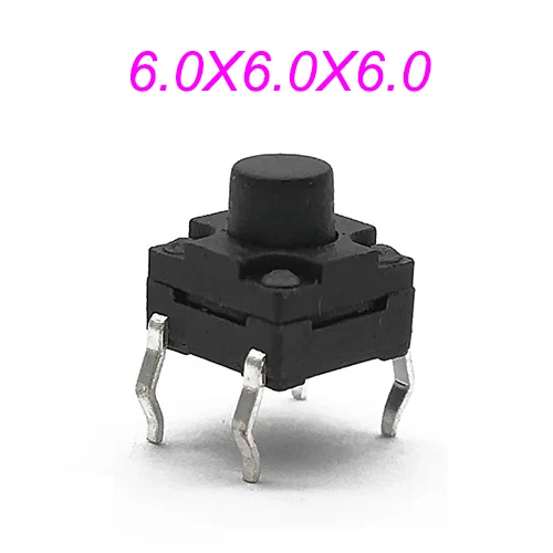 20 шт. герметичный водонепроницаемый 6x6 мм H = 4,3/4,5/5/5,5/6/6,5/7/8/9/10/11 ~ 15 мм 4-контактный DIP-ключ кнопка мгновенного такта кнопочный переключатель 4Pin DIP
