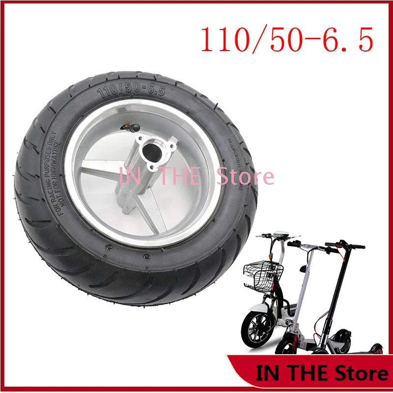 

Premium Quality 110/50-6.5 Tires With Wheels For Pocket Bike Street Slick Petrol Scooter Tires