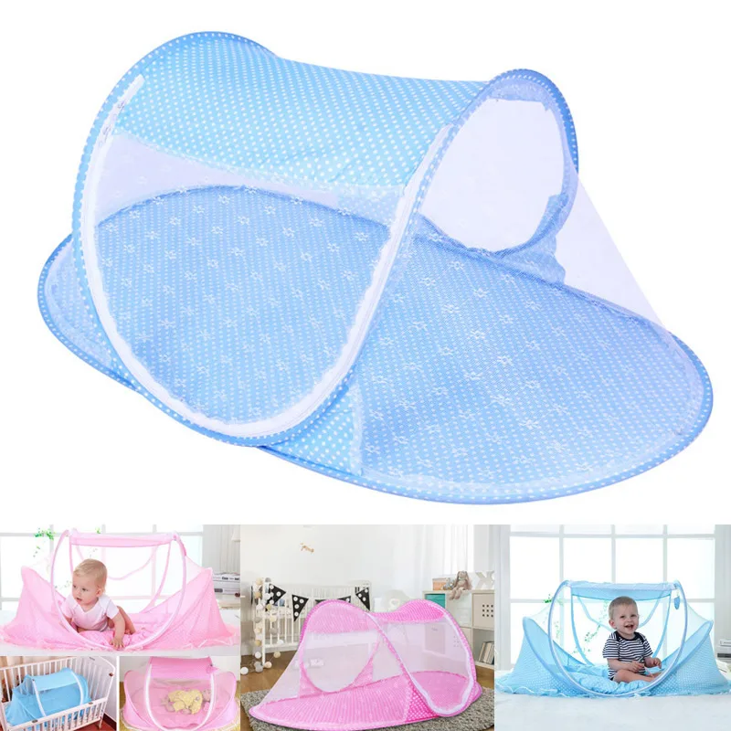 Baby Mosquito Net for Children Crib Folding Breathable Canopy Bed for Bedroom Outdoor Portable Easy to Install