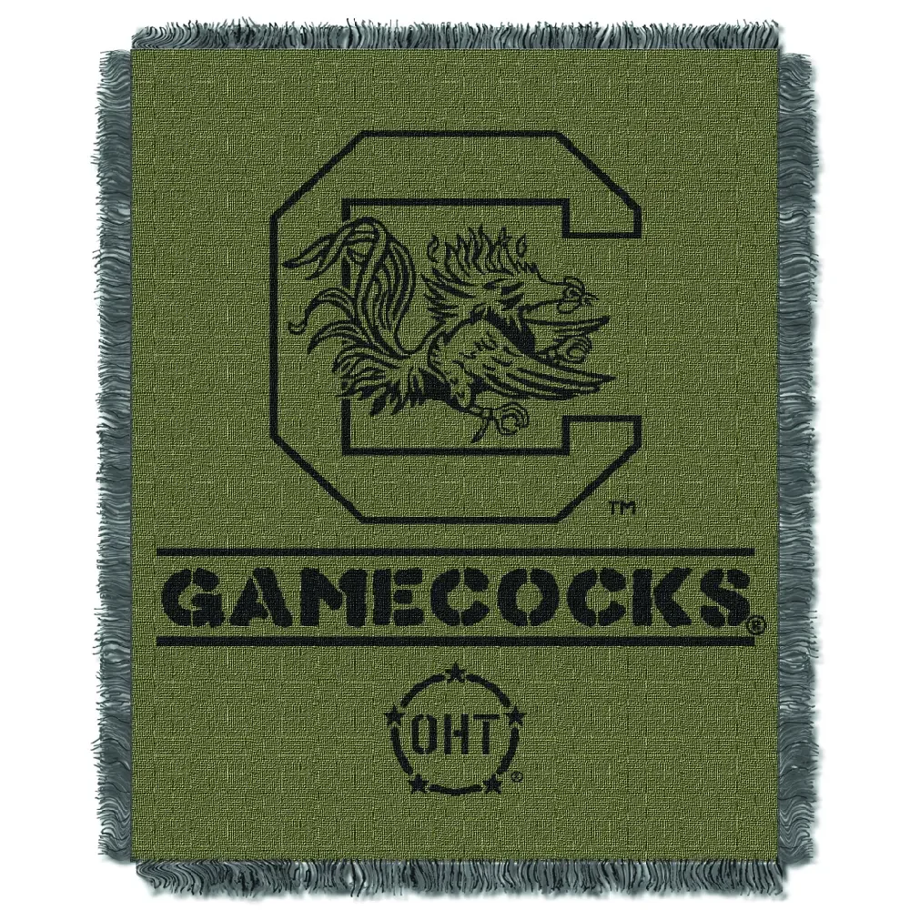 

South Carolina OFFICIAL Collegiate 46X60 OHT Rank Jacquard Throw