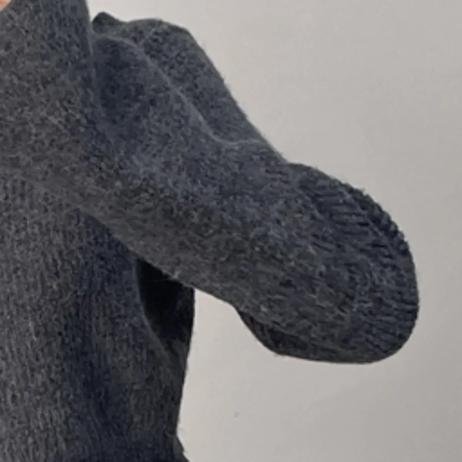 Осенне-зимний вязаный комплект из двух предметов