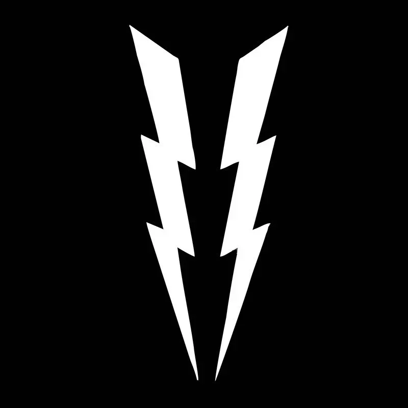 

1 пара наклеек на мотоцикл с молнией, светоотражающие самоклеящиеся водостойкие автомобильные наклейки, сделай сам, мотоциклетный шлем, лобовое стекло, боковой корпус