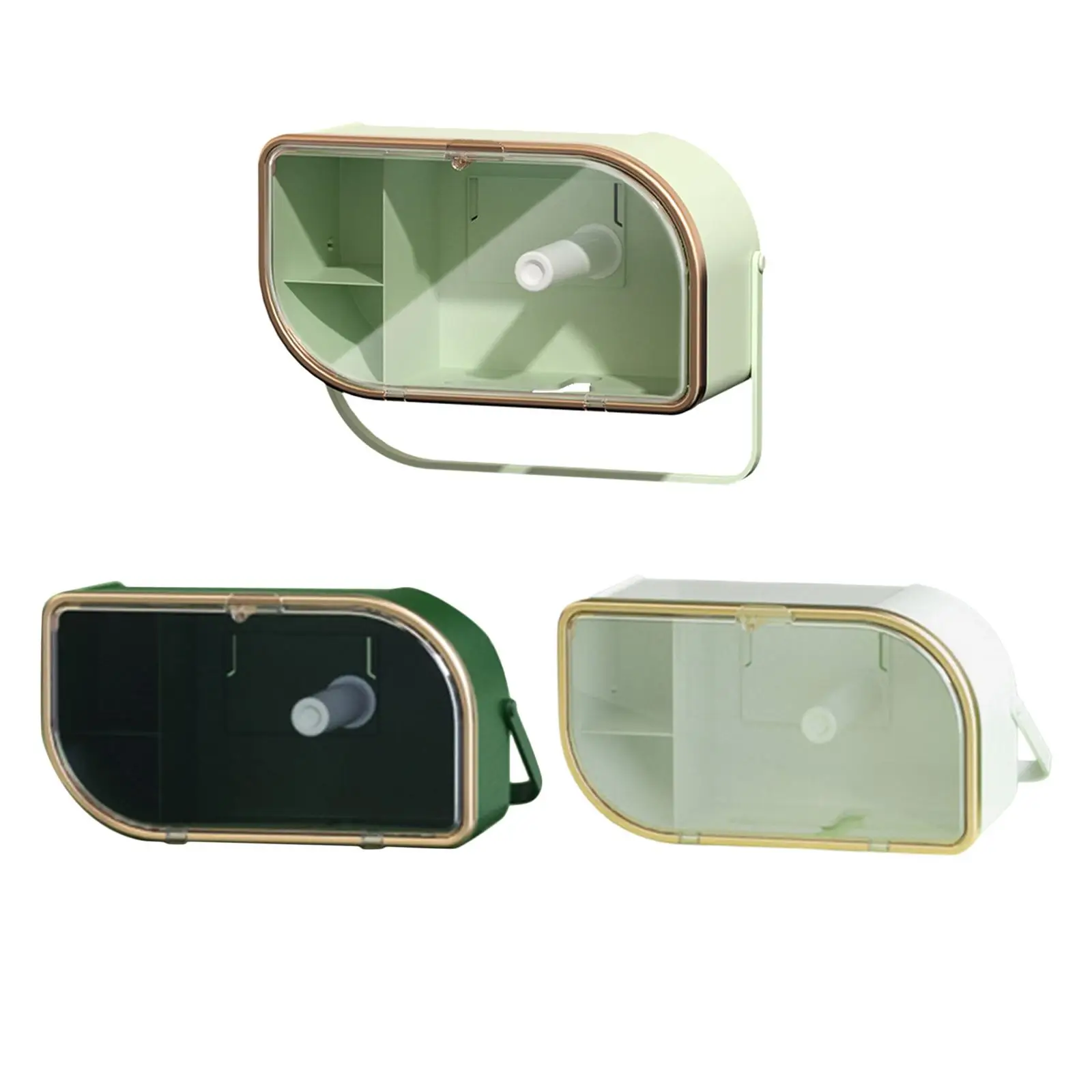 

Bathroom Storage Rack Organizer Holder Dustproof Waterproof Case Container