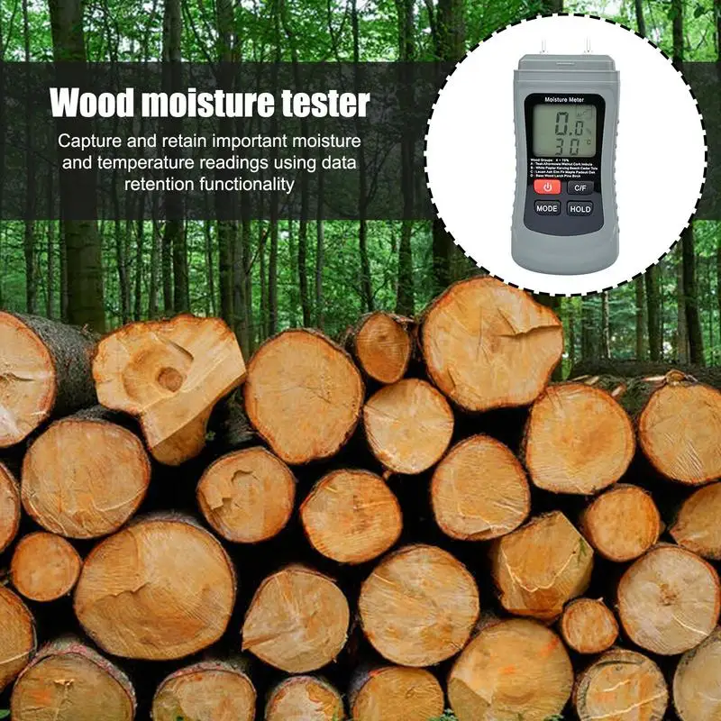 Измеритель влажности древесины практичный цифровой измеритель считыватель