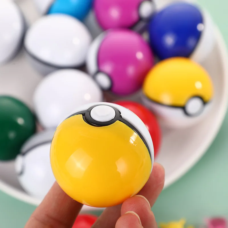 

Mix 10pcs High Quality 4.5CM Pet Elf Ball Pokemon Pokeballs With Pikachu Figures Model Dolls Toy Card For Children Birthday Gift