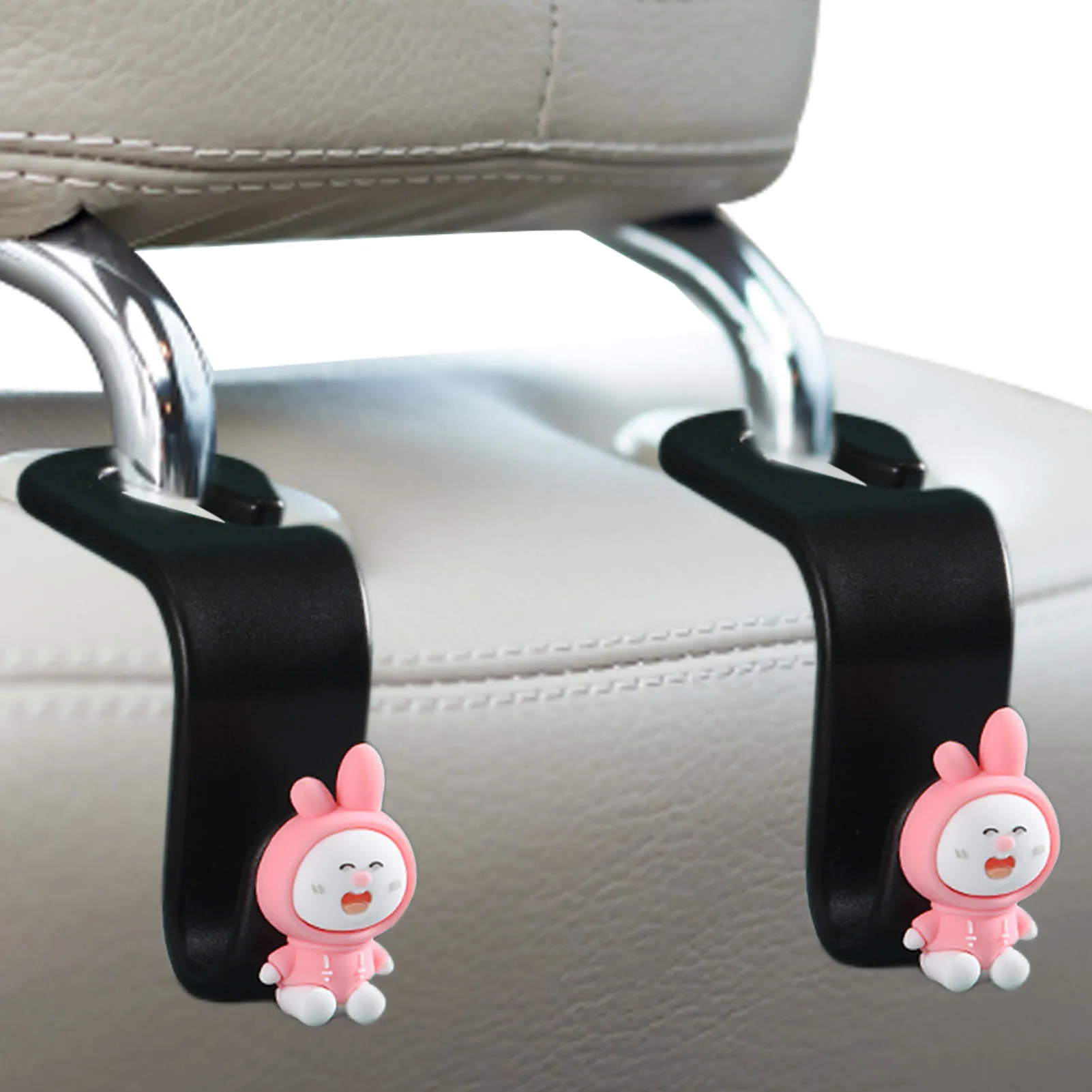 

Car Storage Hooks Durable Car Vehicle Back Seats Headrest Hook Durable Vehicle Organizer Accessory For Grocery Bags