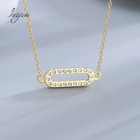 s925 silver gold color necklace chain geometric fashion pendant for women party anniversary daily fine jewelry gifts wholesale