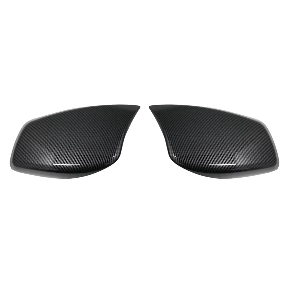 

Carbon Fiber Car Door Side Rearview Mirror Cover Side Mirror Cap Sticker Trim for-BMW 5 Series E60 2003-2008