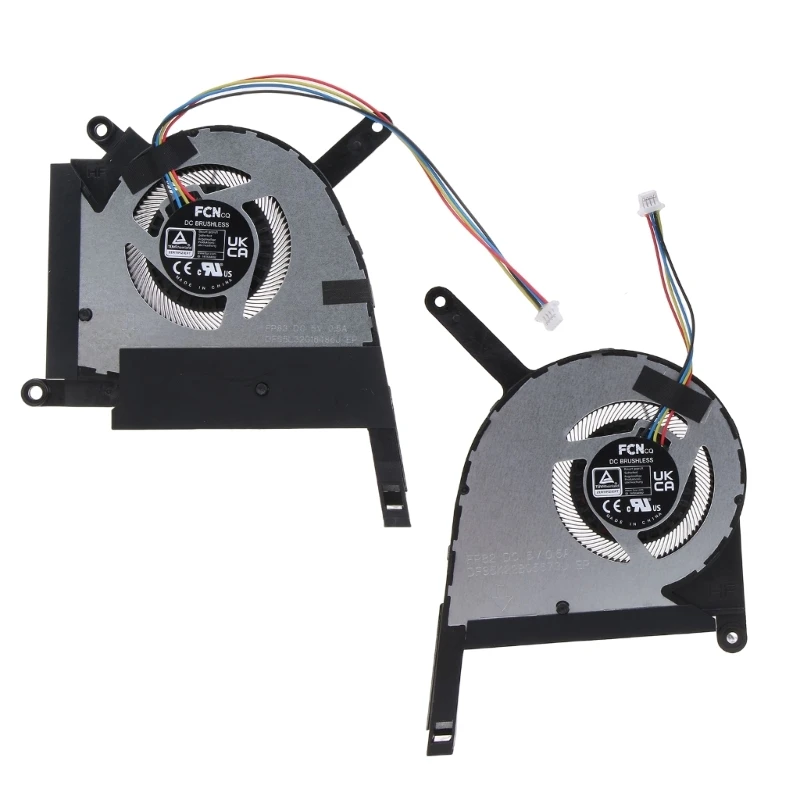 Upgraded Laptop CPU GPU Notebook Cooling Fan Replacement Internal Cooler Quick Fixing Durable fitting for ASUS-FX507 Upgraded Laptop CPU GPU Notebook Cooling Fan Replacement Internal Cooler Quick Fixing Durable fitting for ASUS-FX507