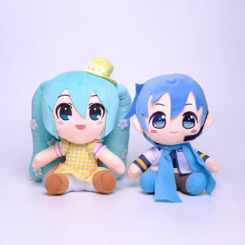 

Plush Toys Kawaii Japanese Creative Cartoon Hatsune Miku Sunflower Soft Stuffed Plush Toy Doll Children Girls Boy Birthday Gift