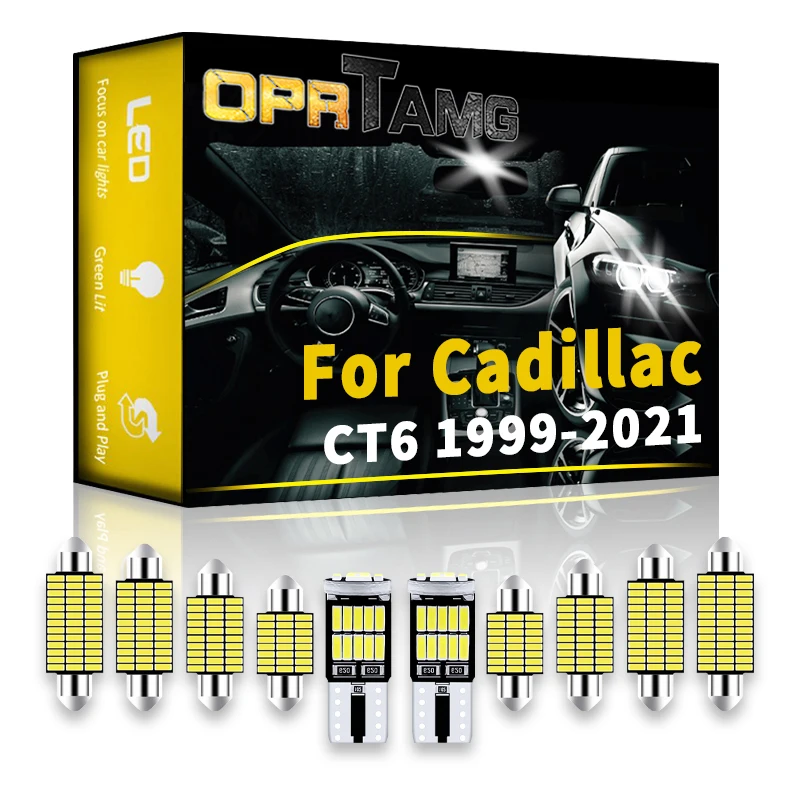 

Светодиодная лампа OPRTAMG T10 W5W C5W 194 для Cadillac CT6 2003 2004 2005 2006 2007 2008 2009 2010 2011-2012, автомобильная светодиодная сигнальная лампа
