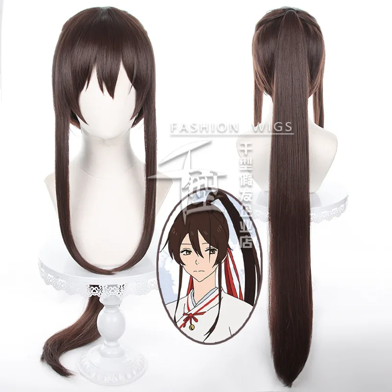 

Hell's Paradise Cosplay Wig Yamada Asaemon Sagiri Headwear Cosplay Jigoku Raku Wig Anime Ponytail Hair Halloween Accessories