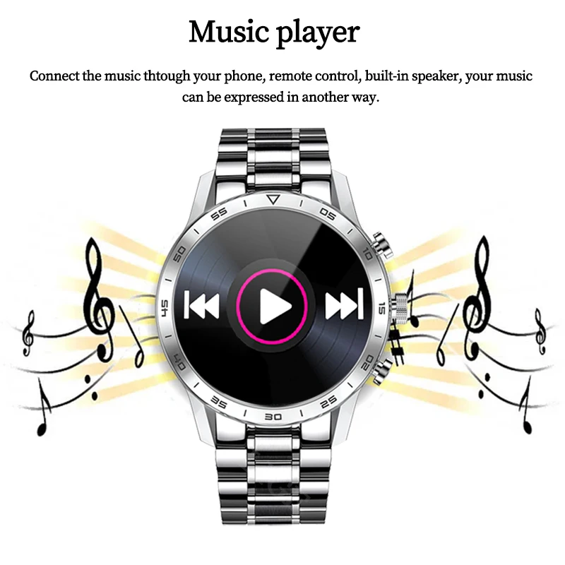 

Luxury Smart Watch Men Make Call Full Colour Screen Waterproof Smartwatch Sports Fitness Tracker Watch For Android IOS