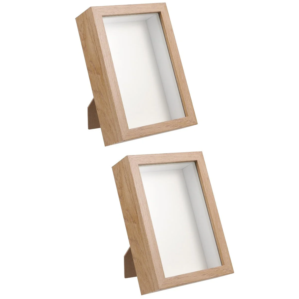 

2 pcs Hollow Wooden Picture Frame Butterflies Specimen Photo Frame Desktop Decor