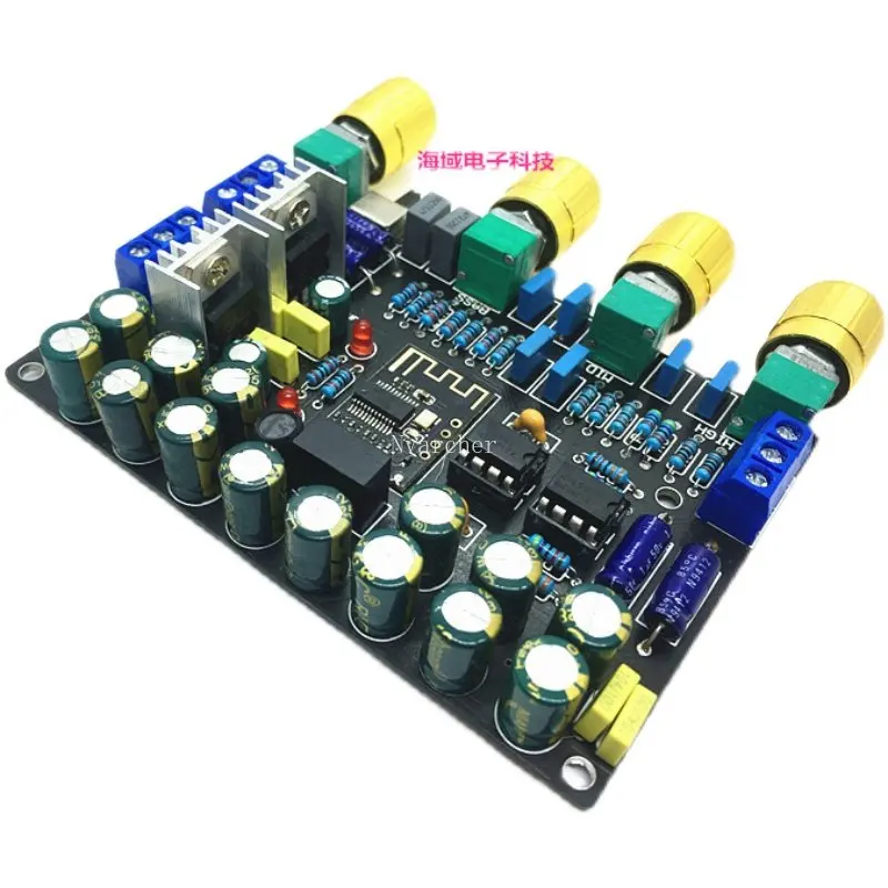 Nvarcher Bluetooth HIFI плата предварительного усиления 2 0 канала без потерь 5532 2604 op amp
