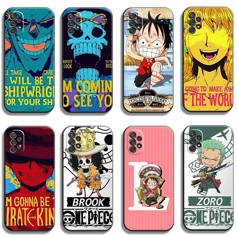 

One Piece Bandai Phone Cases For Samsung Galaxy A51 4G A51 5G A71 4G A71 5G A52 4G A52 5G A72 4G A72 5G Carcasa Coque