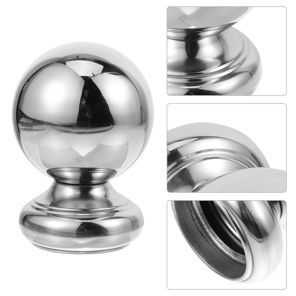 

Crest Stair Railing Finials Banister Balls Handrail Deck Stainless Steel Stairs