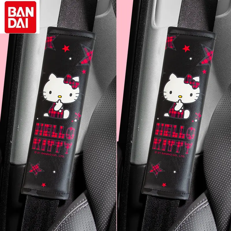 

Brand Hello Kitty Car Seat Belt Shoulder Cover Cartoon Breathable Seat Belt Cover Car Strain Protection Cover Car Accessories