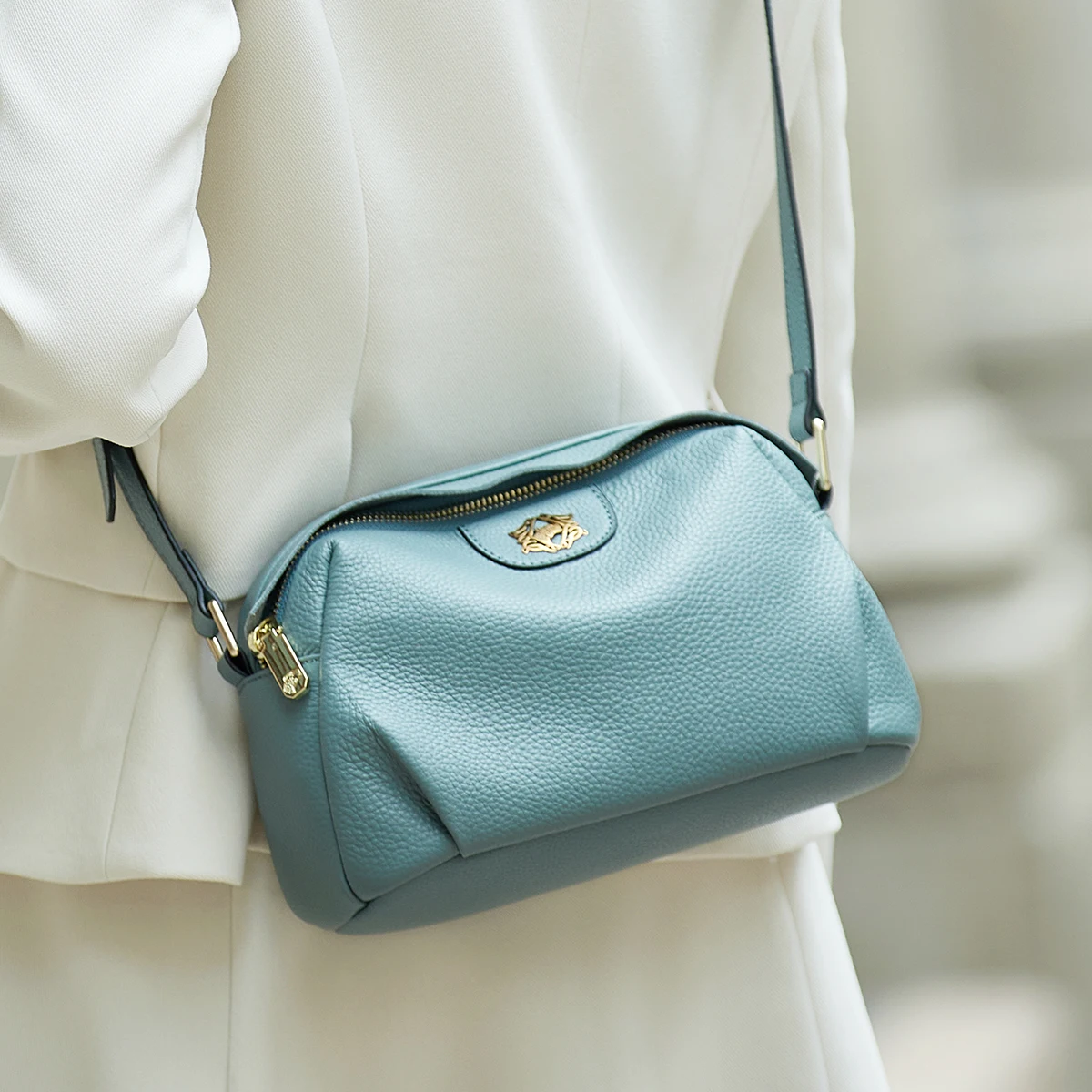 New ZOOLER Original Super Soft First Full Genuine Leather Crossbody Woman Bag New Handmade Fashion Shoulder Bags Trendy #YC315