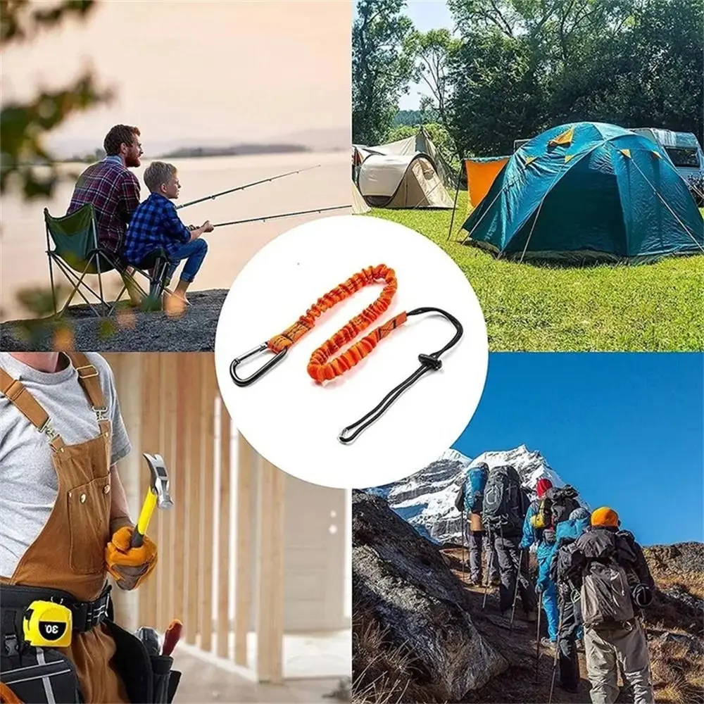 С карабином безопасный банджи-трос противоударный рабочий инструмент для