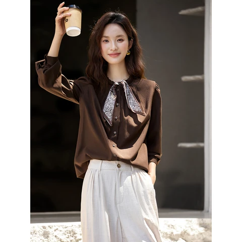 Vimly шелковые блузки A3005