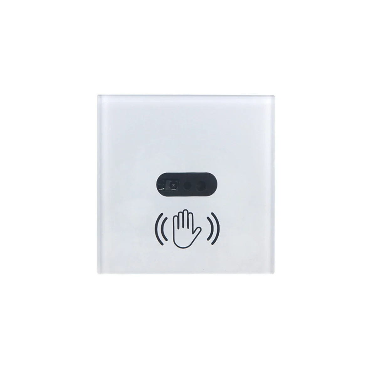 

Wall Smart Light Switch Infrare IR Sensor No Need Touch Glass Screen Panel Electrical Power on Off Lamp EU Plug