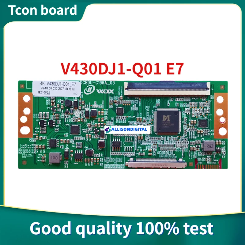 

Newly Upgraded for Chimei Tcon Board V430DJ1-Q01 E7 4K 2K Single-port 96PIN