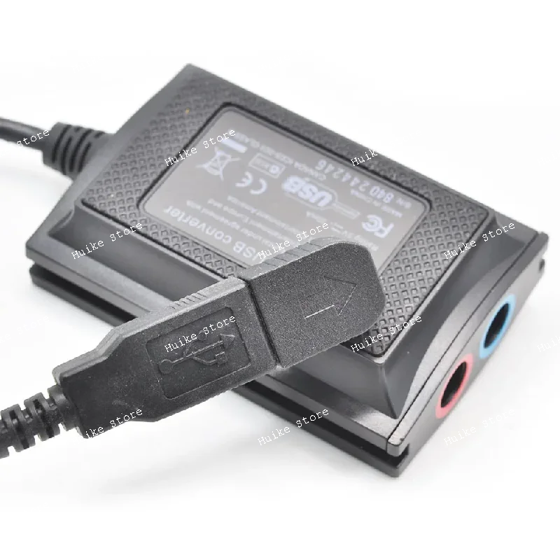 Фото USB-адаптер-конвертер для микрофона Singstar для PS2/PS3, модель SCEH-0001, USB-адаптер для микрофона для компьютера №2