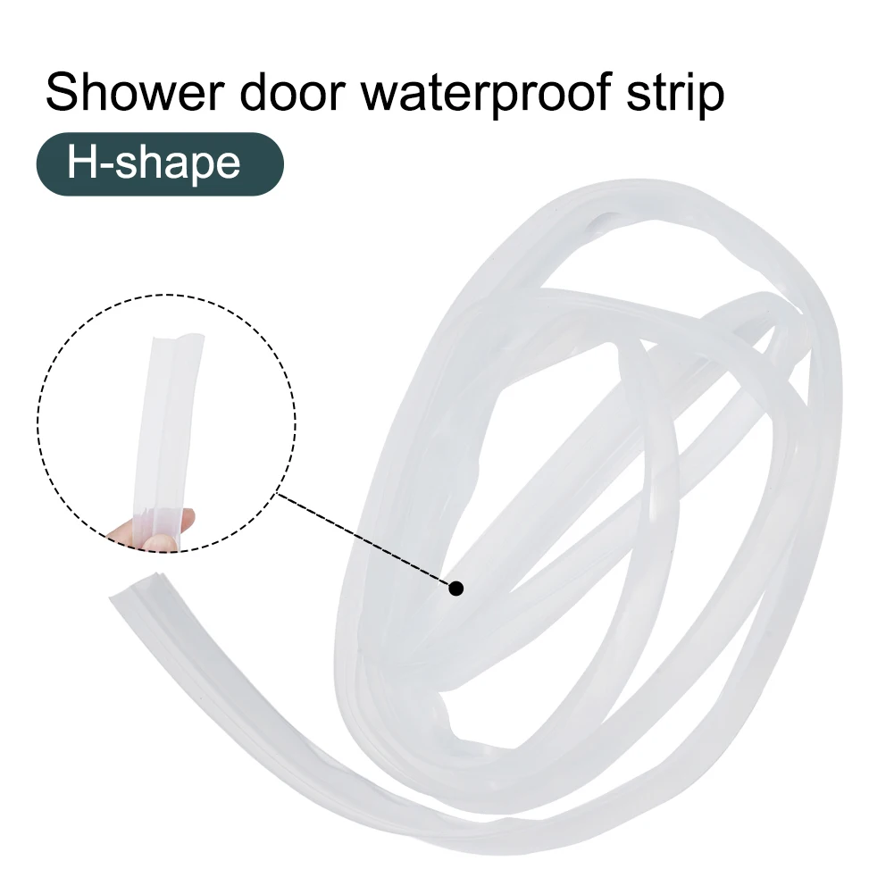 

3 Meters Weather Seal Strip H Shape Sliding Door Windproof Soundproof Dustproof Sound Insulation Sealing Tape