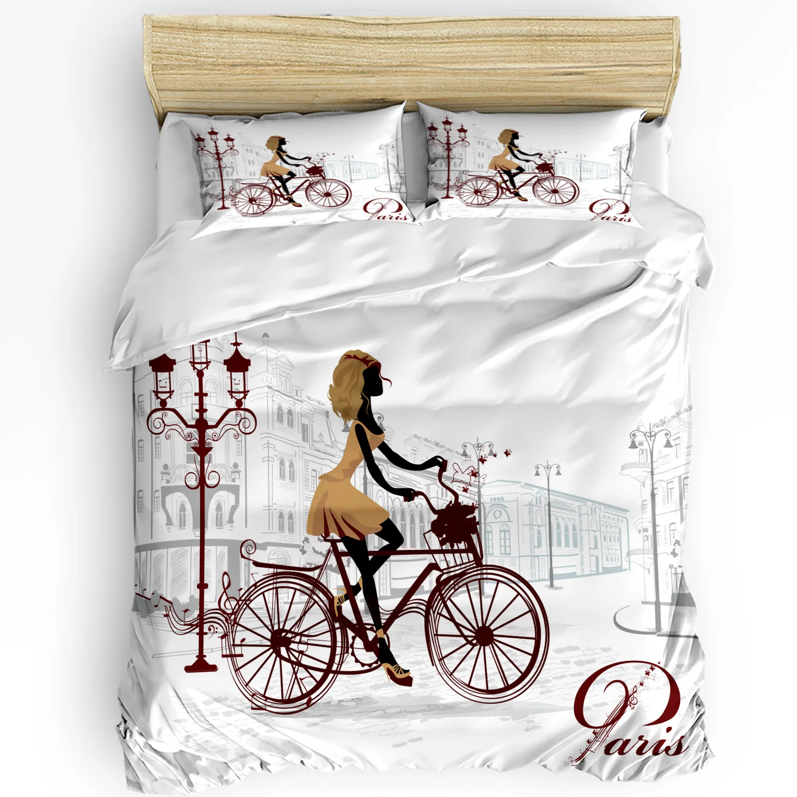 

Комплект постельного белья из 3 предметов для девочек-подростков, романтичный домашний текстиль, пододеяльник, наволочка для мальчиков и девочек-подростков