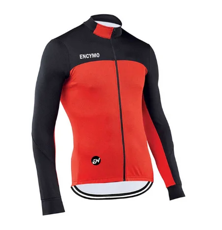 

2022 NEW Pro Team Spring Autumn Road Cycling Jersey ENCYMO Men's Long Sleeve Mountain Racing Bicycle Clothing Maillot Ropa