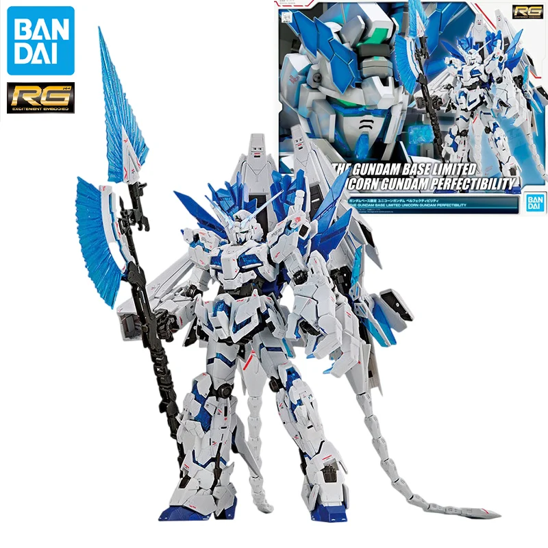 Rg Series 1/144 The Gundam Base Limited Unicorn Perfectibility Anime Action Figure Toys