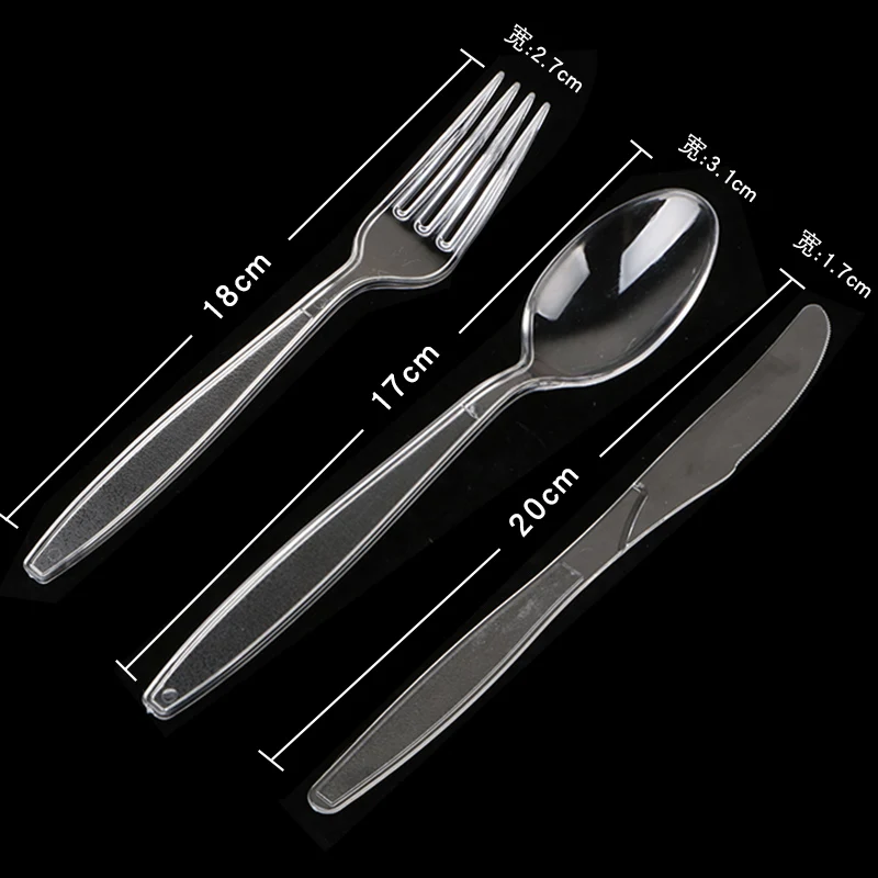 

Одноразовые отдельные пластиковые черные ложки вилки и нож набор столовых приборов многоразовая посуда товары для дня рождения 100 шт/Лот